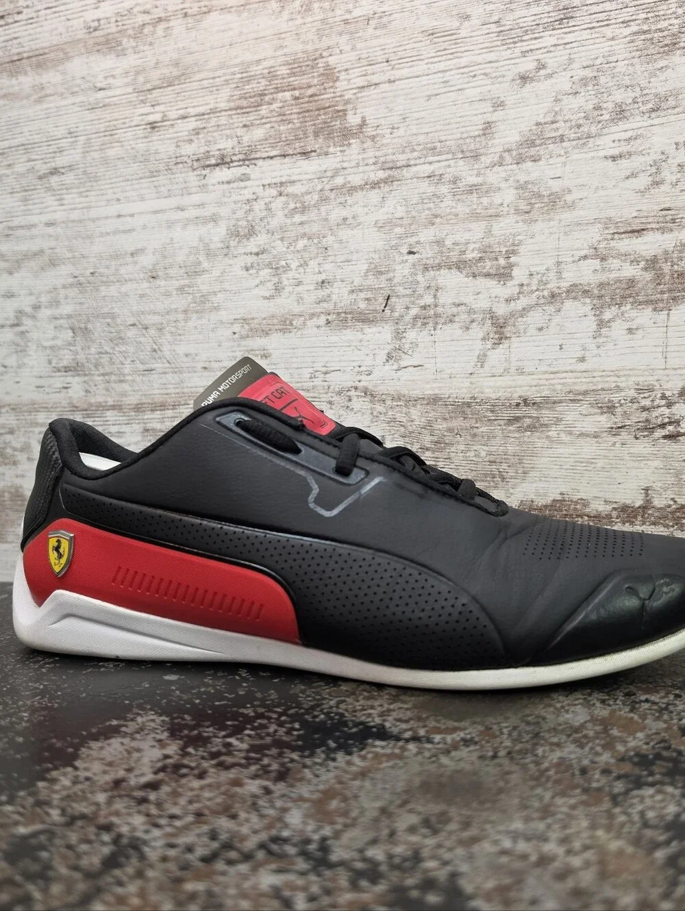 Mens Puma Scuderia Ferrari Drift Cat Driving Shoes Sz 10 Used 306818-01 - Picture 2 of 11